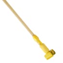 Rubbermaid FGH216000000 60" Gripper Wet Mop Handle - Wood/Yellow thumbnail 2