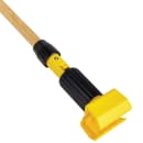 Rubbermaid FGH216000000 60" Gripper Wet Mop Handle - Wood/Yellow thumbnail 3