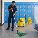 Rubbermaid FGH245000000 54" Gripper Wet Mop Handle - 5" Headbands, Fiberglass/Yellow thumbnail 3