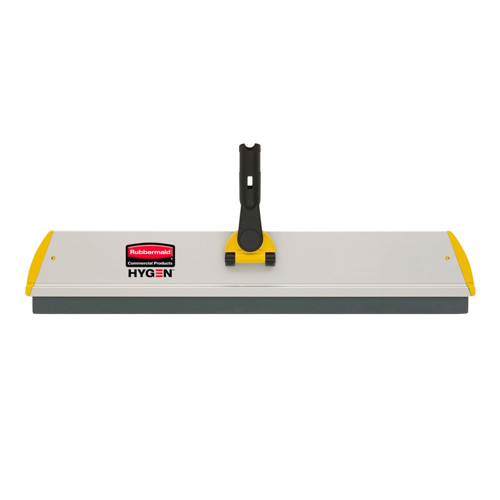 Rubbermaid FGQ57000YL00 24" Flat Hygen™ Quick Connect Squeegee Frame - Aluminum, Yellow