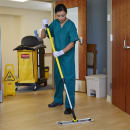 Rubbermaid FGQ76500YL00 Hygen Quick Connect Extension Pole - 4 8' Yellow thumbnail 4