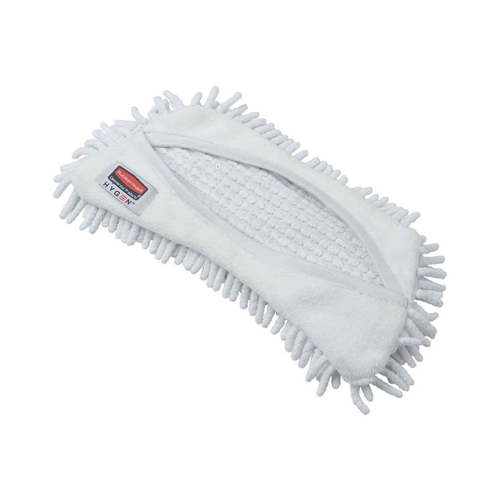 Rubbermaid FGQ86100WH00 11" Hygen Flexible Microfiber Single-Sided Flat Mop