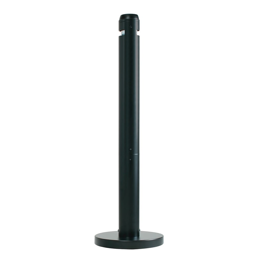 Rubbermaid FGR1BK Pole Cigarette Receptacle - Outdoor Rated