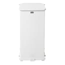 Rubbermaid FGST24EPLWH 13 gal Square Plastic Step Trash Can, 15"L x 15"W x 30"H, White thumbnail 2