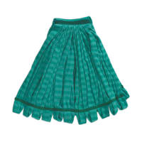 Rubbermaid FGT85206GR00 Medium Tube Mop Head - 5" Headband, Microfiber, Green thumbnail 4