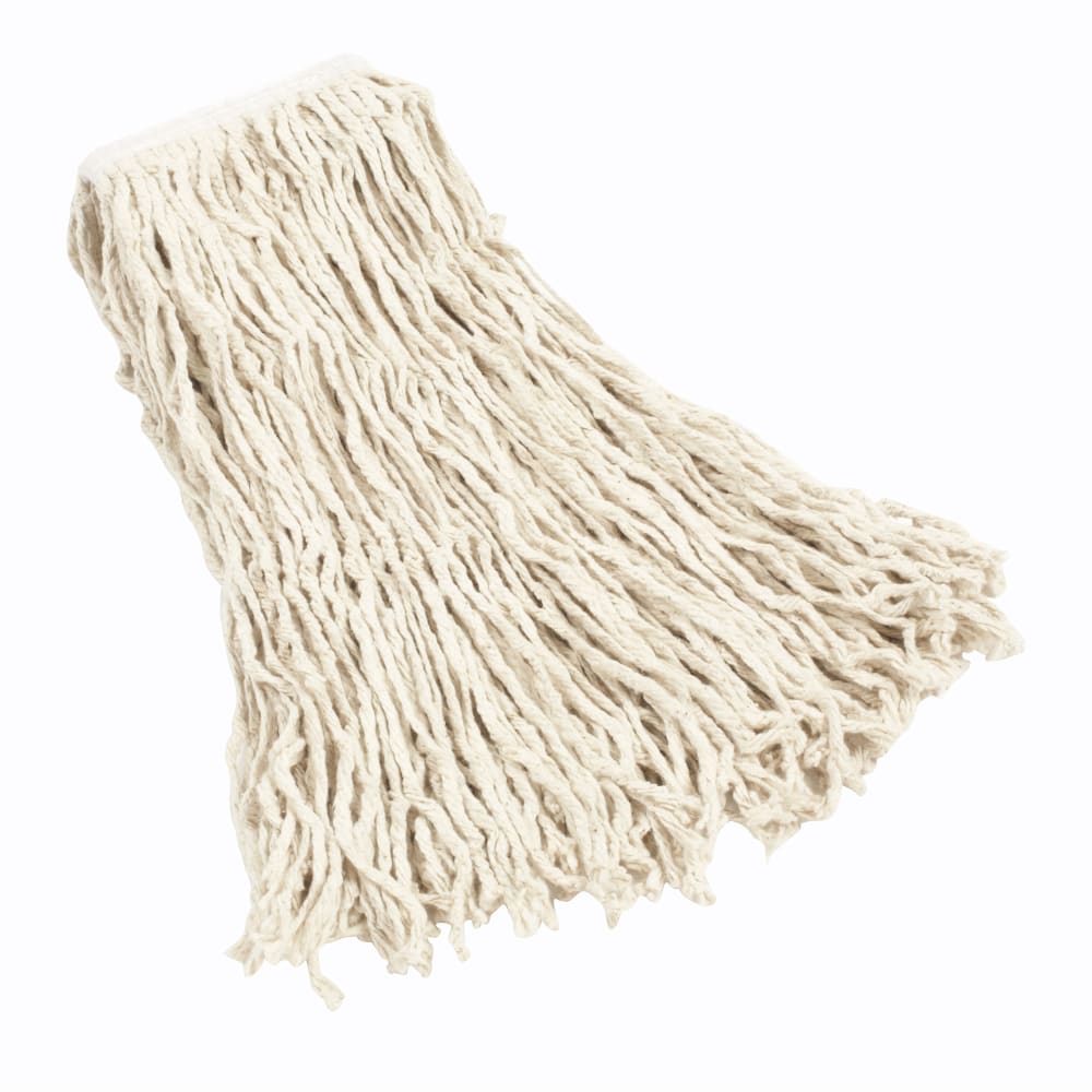 Rubbermaid FGV11700WH00 Economy Mop Head - #20, 1" Headband, Cotton Yarn, White
