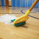 Rubbermaid FGH116000000 60" Invader Wet Mop Handle - 1" Headbands, Plastic/Yellow thumbnail 3