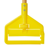 Rubbermaid FGH126000000 60" Invader Wet Mop Handle - 1" Headbands, Aluminum/Yellow thumbnail 2