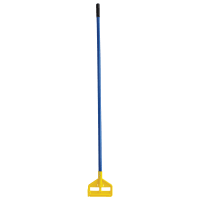 Rubbermaid FGH14600GY00 60" Invader Wet Mop Handle - 1" Headbands, Plastic, Yellow/Gray thumbnail 4