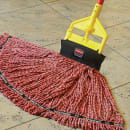 Rubbermaid FGH14600RD00 60" Invader Wet Mop Handle - 1" Headbands, Plastic, Yellow/Red thumbnail 3