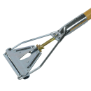 Rubbermaid FGH516000000 60" E-Z Change Wet Mop Handle - 1" Headbands, Wood/Steel thumbnail 2