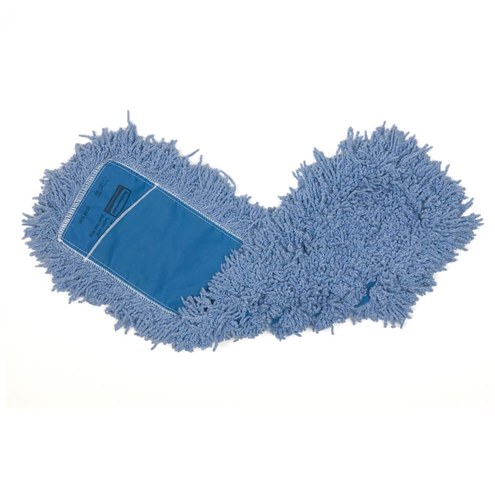 Rubbermaid FGJ25300BL00 24" Dust Mop Head Only w/ Twisted Loop Ends, Blue