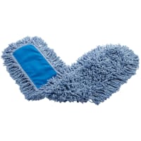 Rubbermaid FGJ25300BL00 24" Dust Mop Head Only w/ Twisted Loop Ends, Blue thumbnail 2