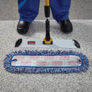 Rubbermaid FGQ41600BL00 18" Hygen High Absorbency Pad - Microfiber, Blue thumbnail 3