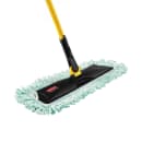 Rubbermaid FGQ44900GR00 48" Hygen Dust Pad with Fringe - Microfiber, Green thumbnail 2
