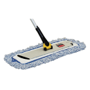 Rubbermaid FGQ56000YL00 18" Hygen Wet/Dry Frame - Flat, Hook-and-Loop Strips, Aluminum, Yellow thumbnail 3