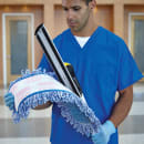 Rubbermaid FGQ56000YL00 18" Hygen Wet/Dry Frame - Flat, Hook-and-Loop Strips, Aluminum, Yellow thumbnail 6