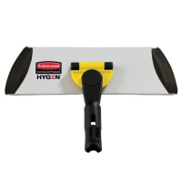 Rubbermaid FGQ56000YL00 18" Hygen Wet/Dry Frame - Flat, Hook-and-Loop Strips, Aluminum, Yellow thumbnail 9