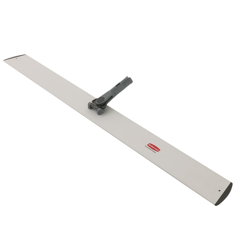 Rubbermaid FGQ59000YL00 48" Hygen Squeegee Frame - Flat, Hook-and-Loop Strips, Aluminum, Yellow