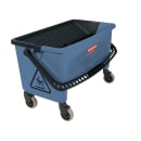 Rubbermaid FGQ93000BLUE Microfiber Press Wring Bucket - Blue thumbnail 2