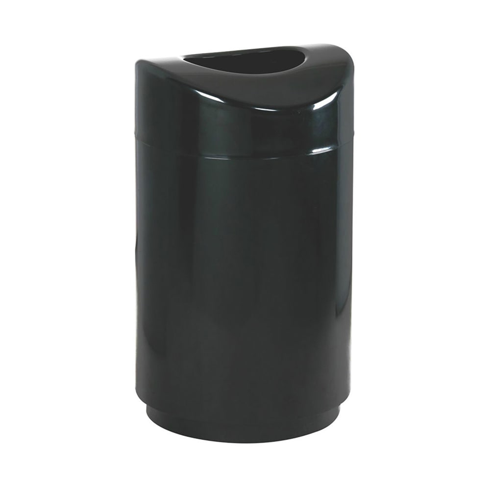 Rubbermaid FGR2030EPLBK 30 gal Indoor Decorative Trash Can - Metal, Black