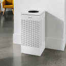 Rubbermaid FGSC14EPLSM 16 gal Indoor Decorative Trash Can - Metal, Silver thumbnail 2