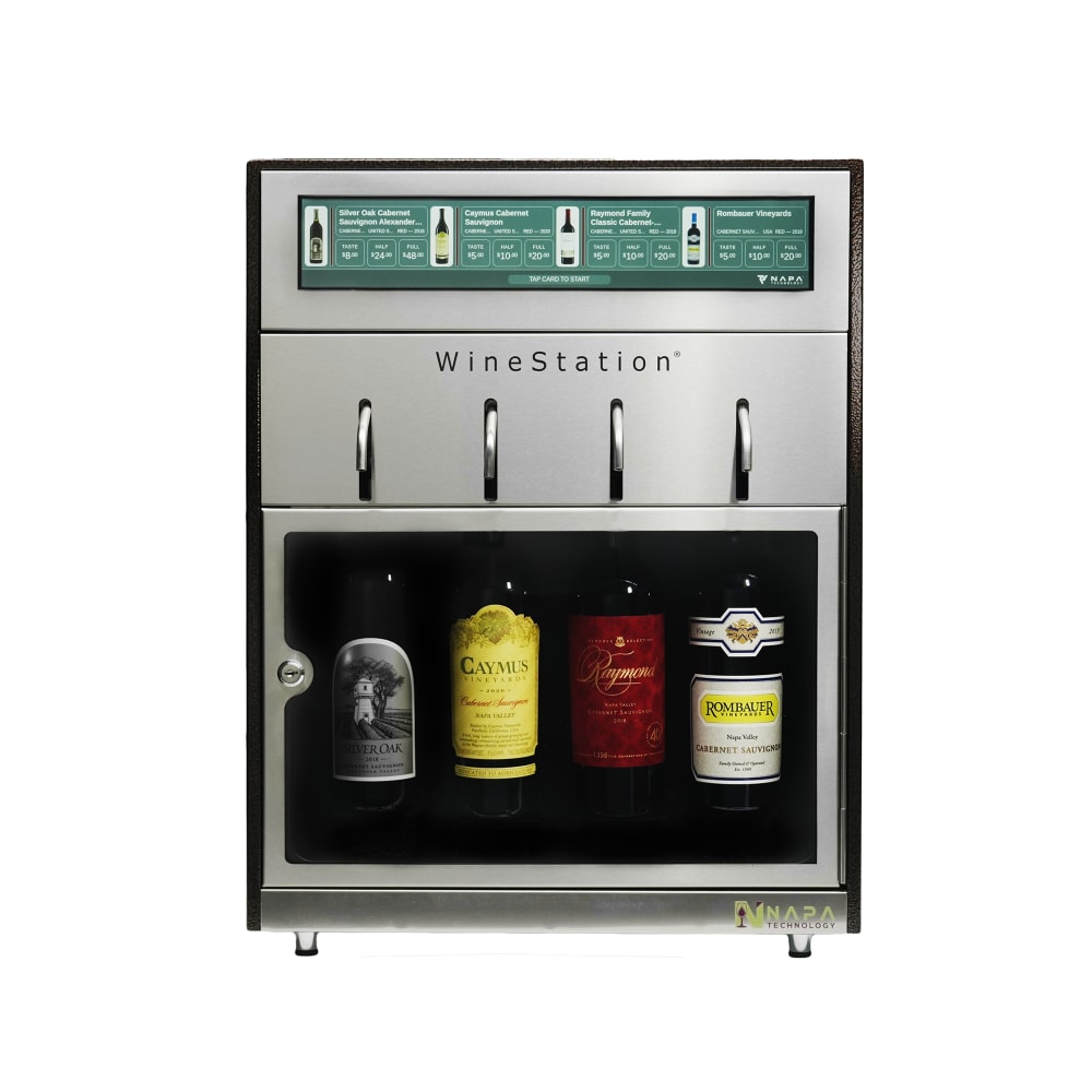 Napa Technology MX4-Q3CDS WineStation Sommelier Staff Service Dispensing System - (4) Taps, 110-220v