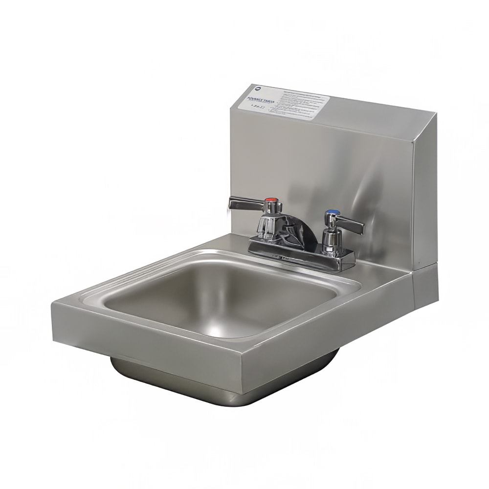 Advance Tabco 7-PS-22 Wall Mount Commercial Hand Sink w/ 9"L x 9"W x 5"D Bowl, Standard Faucet