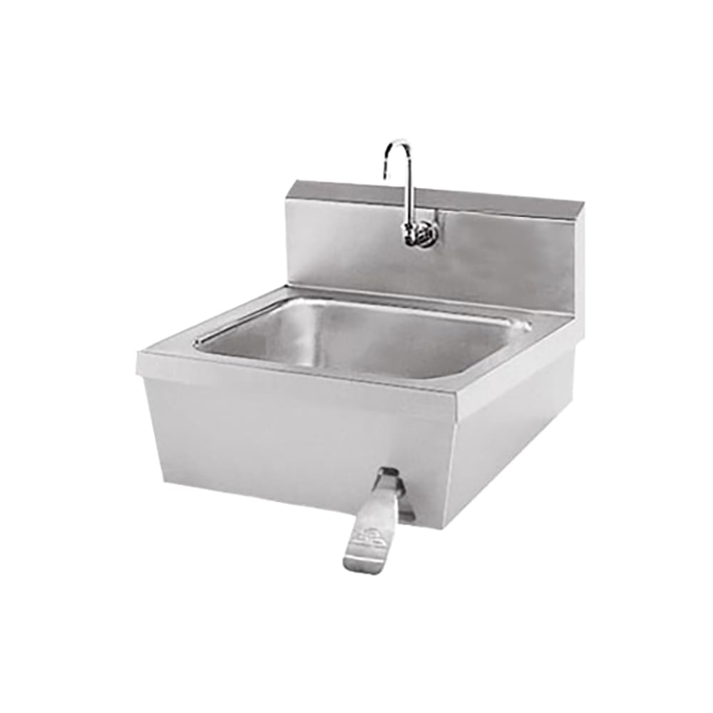Advance Tabco 7-PS-30 Wall Mount Commercial Touchless Hand Sink w/ 16"L x 14"W x 6"D Bowl, Gooseneck Faucet