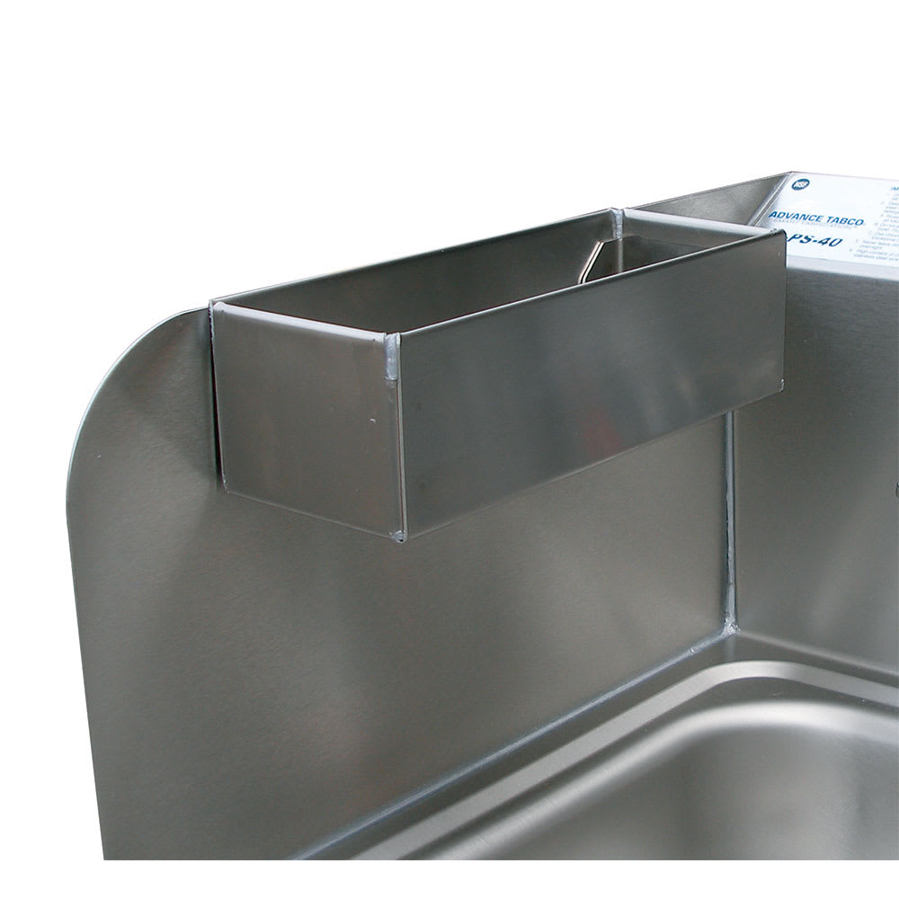 Advance Tabco 7-PS-48 Removable Perforated Utility Tray for Side Splash, Stainless