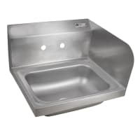 Advance Tabco 7-PS-66R Wall Mount Commercial Hand Sink w/ 14"L x 10"W x 5"D Bowl, Side Splashes thumbnail 2