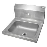 Advance Tabco 7-PS-71 Wall Mount Commercial Hand Sink w/ 14"L x 10"W x 5"D Bowl, Basket Drain thumbnail 2