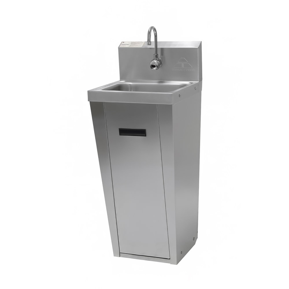 Advance Tabco 7-PS-91 Pedestal Commercial Touchless Hand Sink w/ 14"L x 10"W x 5"D Bowl, Electronic Faucet