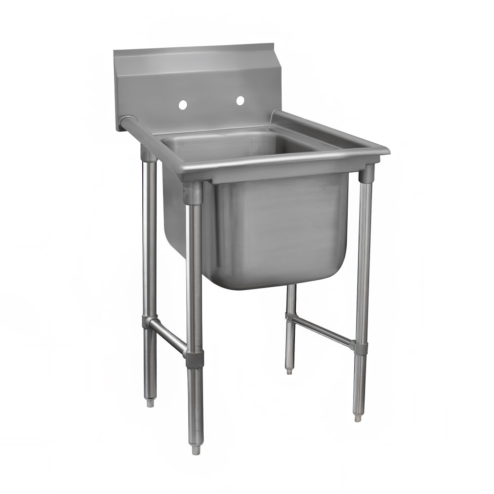 Advance Tabco 93-21-20 31" 1 Compartment Sink w/ 20"L x 20"W Bowl, 12" Deep