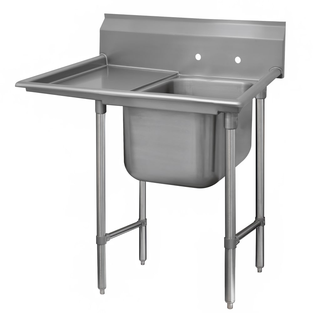Advance Tabco 93-21-20-36L 62" 1 Compartment Sink w/ 20"L x 20"W Bowl, 12" Deep