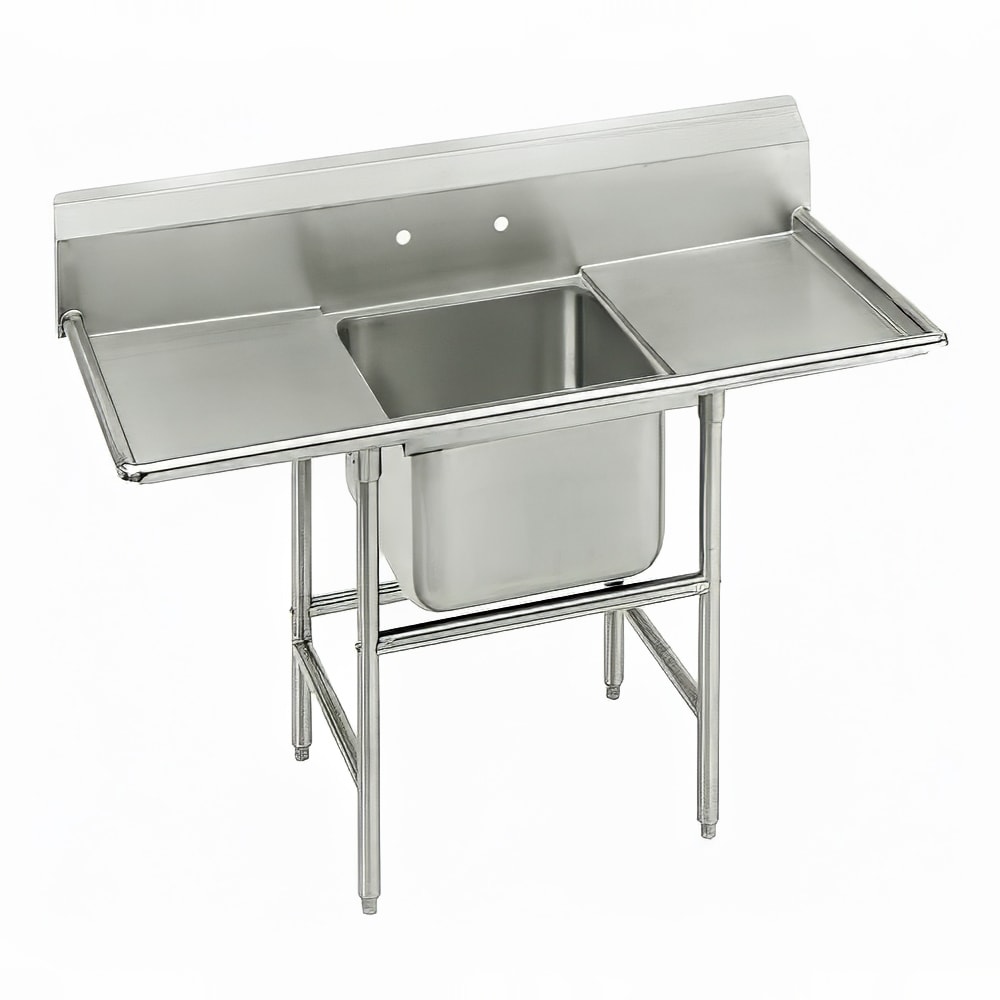Advance Tabco 93-41-24-24RL 74" 1 Compartment Sink w/ 24"L x 24"W Bowl, 12" Deep