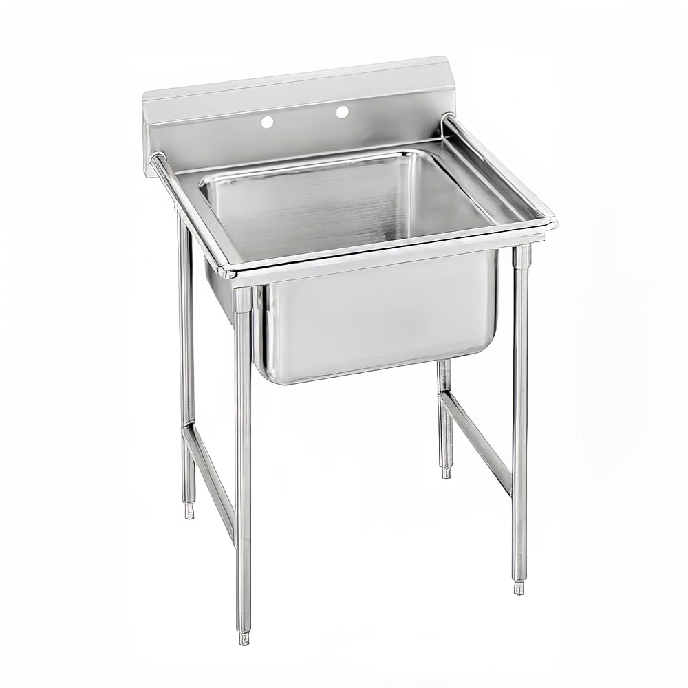 Advance Tabco 94-1-24 27" 1 Compartment Sink w/ 16"L x 20"W Bowl, 14" Deep