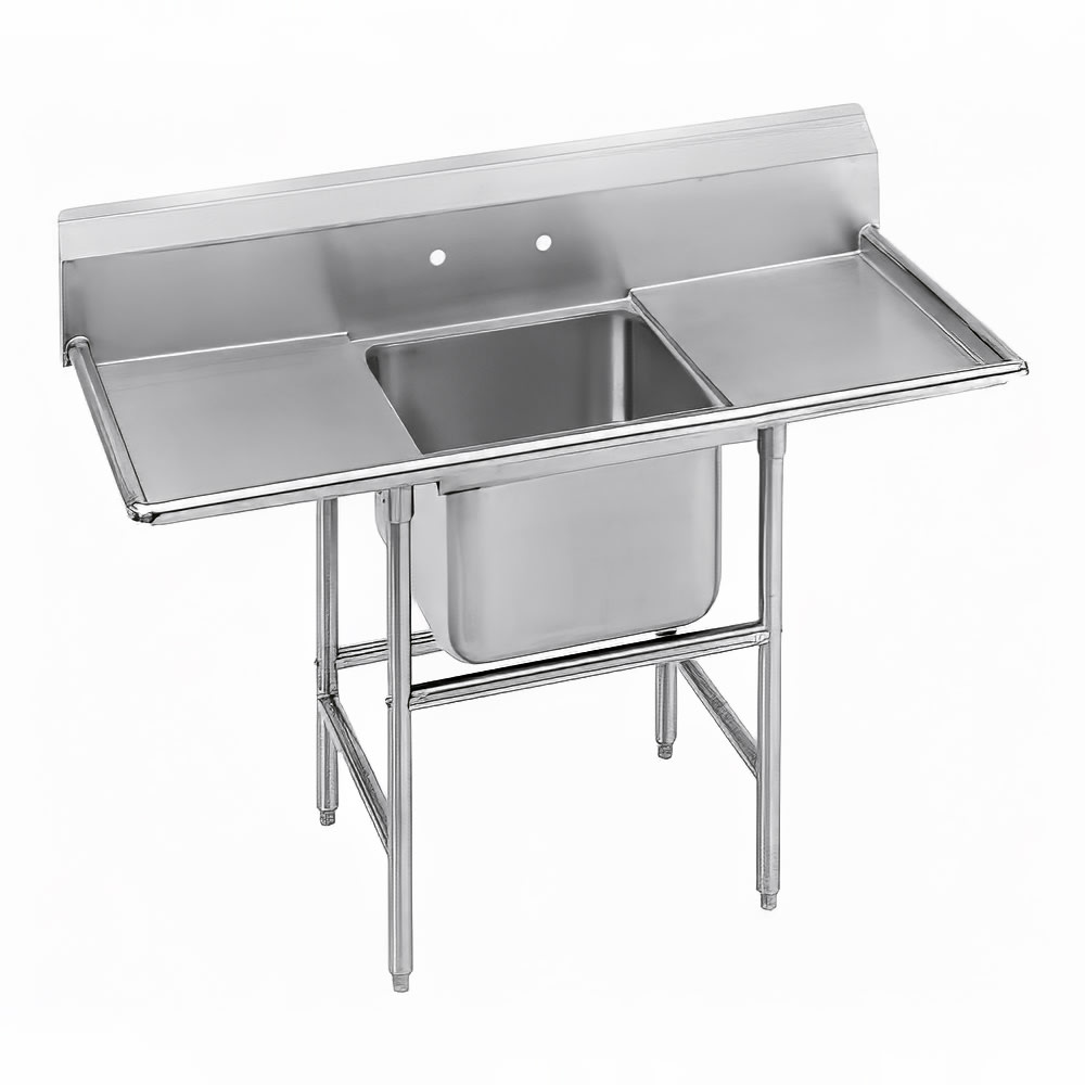 Advance Tabco 94-81-20-18RL 58" 1 Compartment Sink w/ 20"L x 28"W Bowl, 14" Deep
