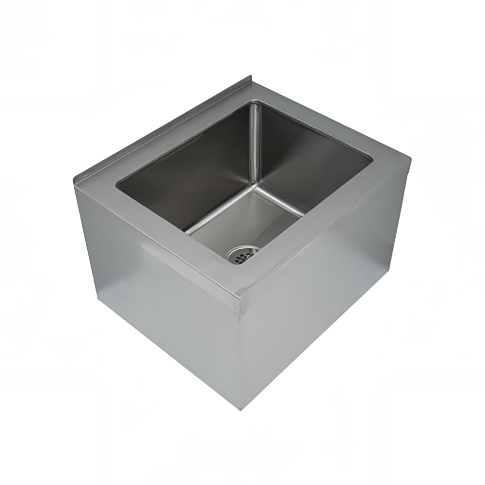 Advance Tabco 9-OP-40-EC-X Floor Mount Mop Sink w/ 12"D Bowl, Tile Edge