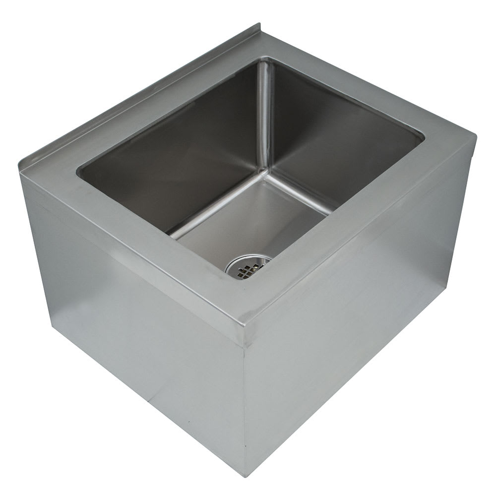 Advance Tabco 9-OP-48 Floor Mount Mop Sink w/ 12"D Bowl, Tile Edge