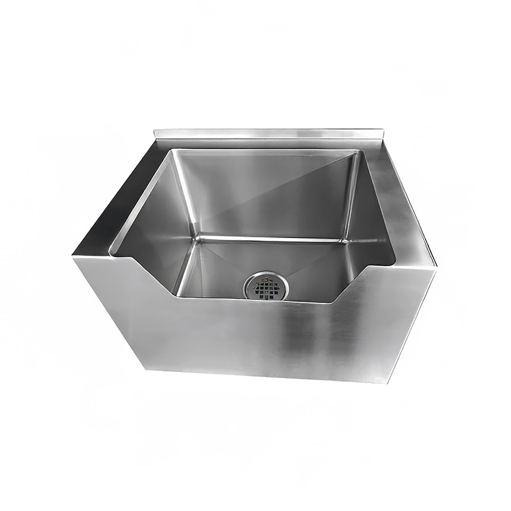 Advance Tabco 9-OP-48DF Floor Mount Mop Sink w/ 12"D Bowl, Drop Front