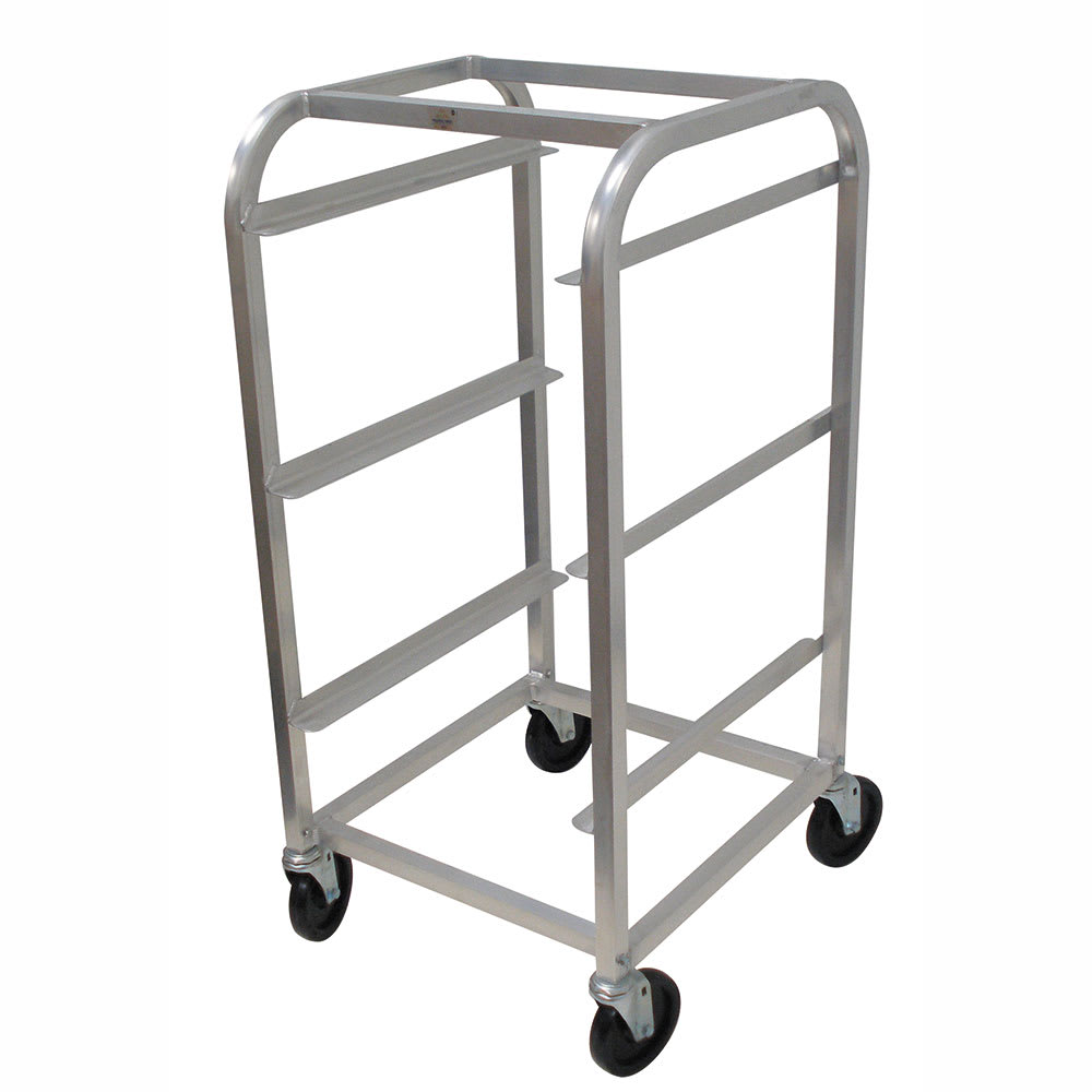 Advance Tabco BC3 3 Tier Bus Box Cart - 3 Tub Capacity, Curved Top, 20 3/8 x 19 x 40 7/8", Aluminum