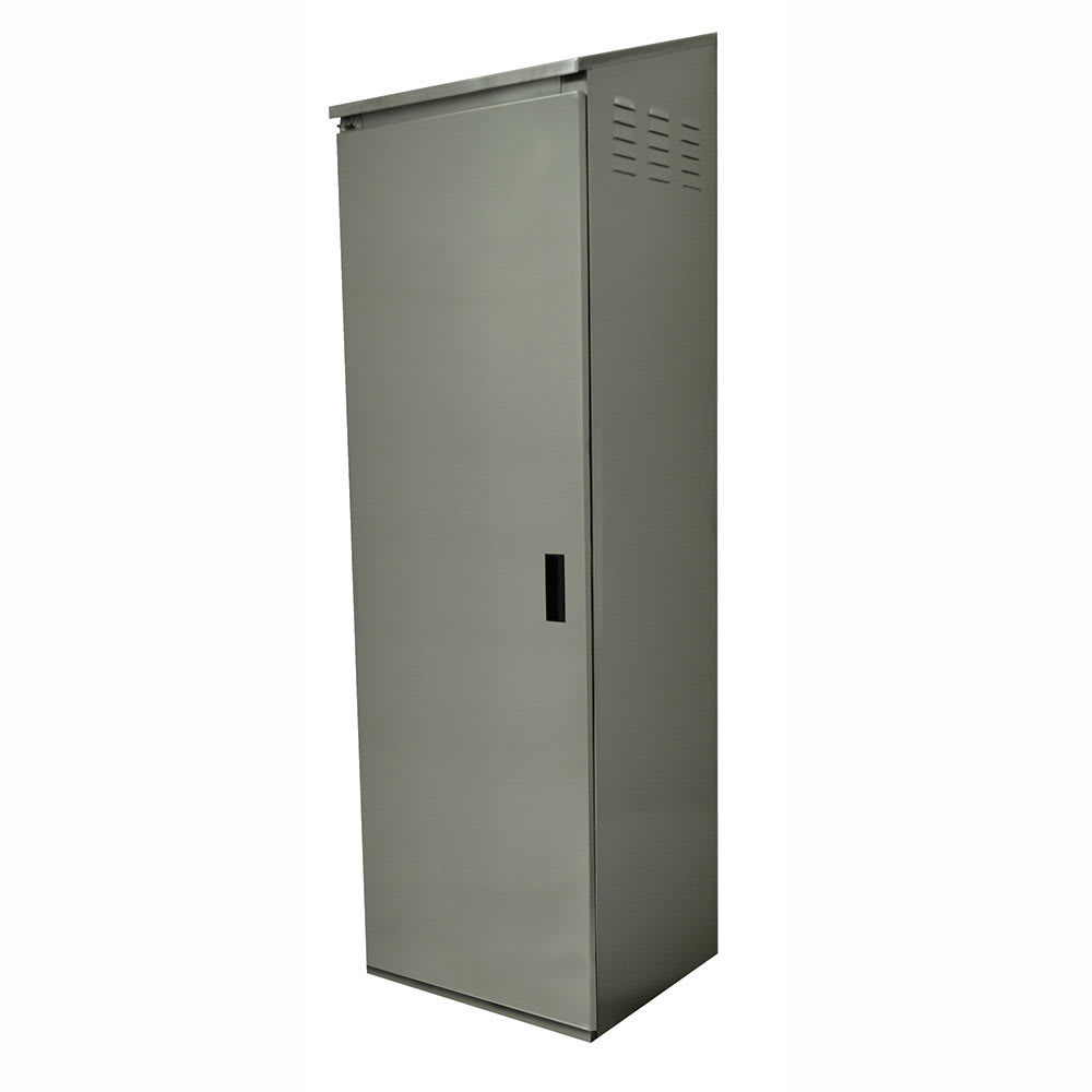Advance Tabco CAB-1 Cabinet - Floor, Fixed Intermediate Shelf, Left Hinged Door, 18 ga 430 Stainless