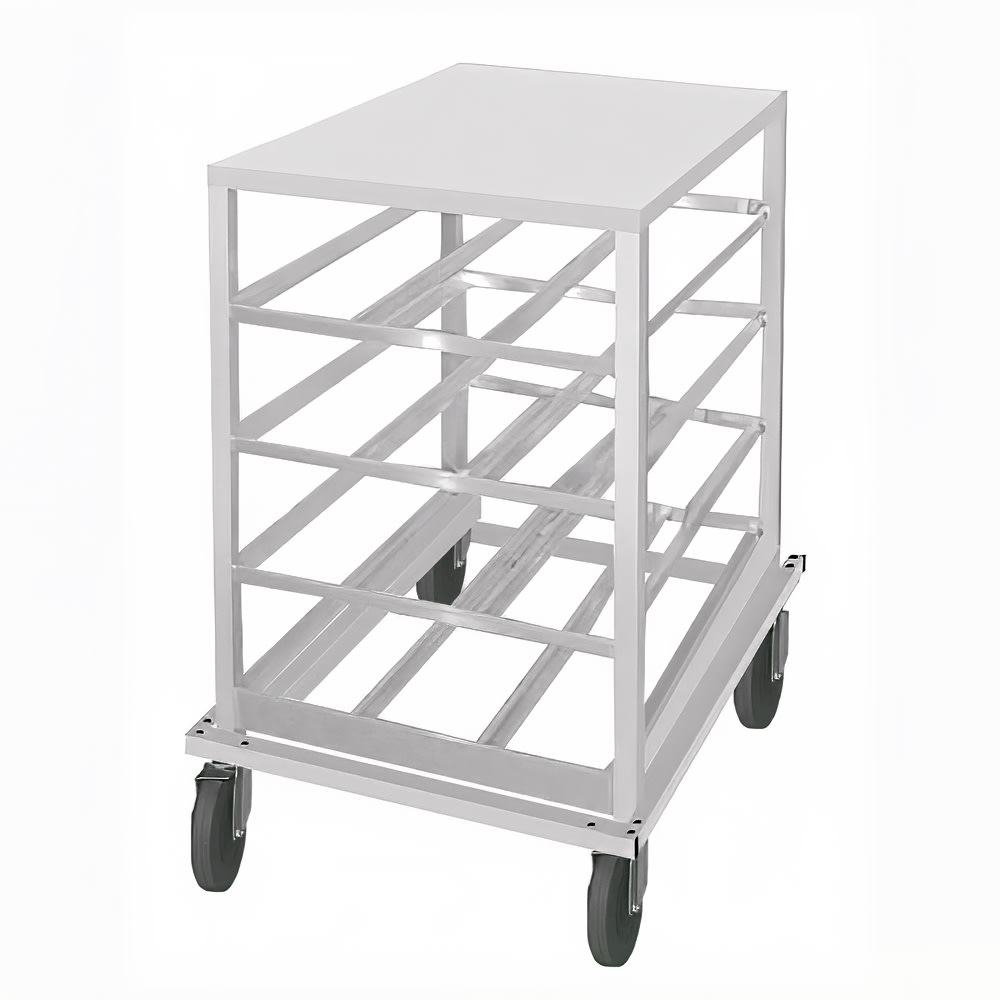 Advance Tabco CR10-54 32 5/8"H Mobile Can Rack w/ (54) #10 or (72) #5 Capacity