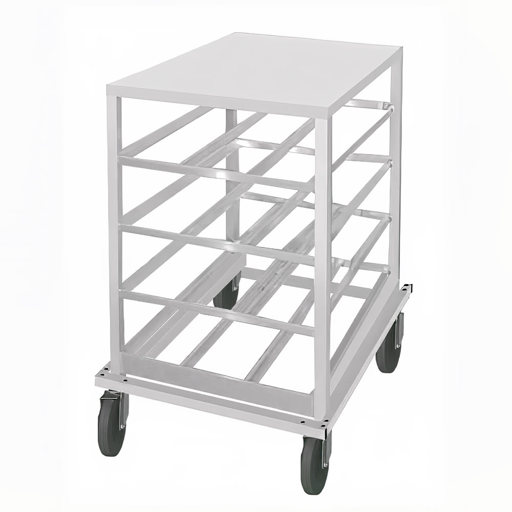 Advance Tabco CR10-72 40 1/8"H Mobile Can Rack w/ (72) #10 or (96) #5 Capacity