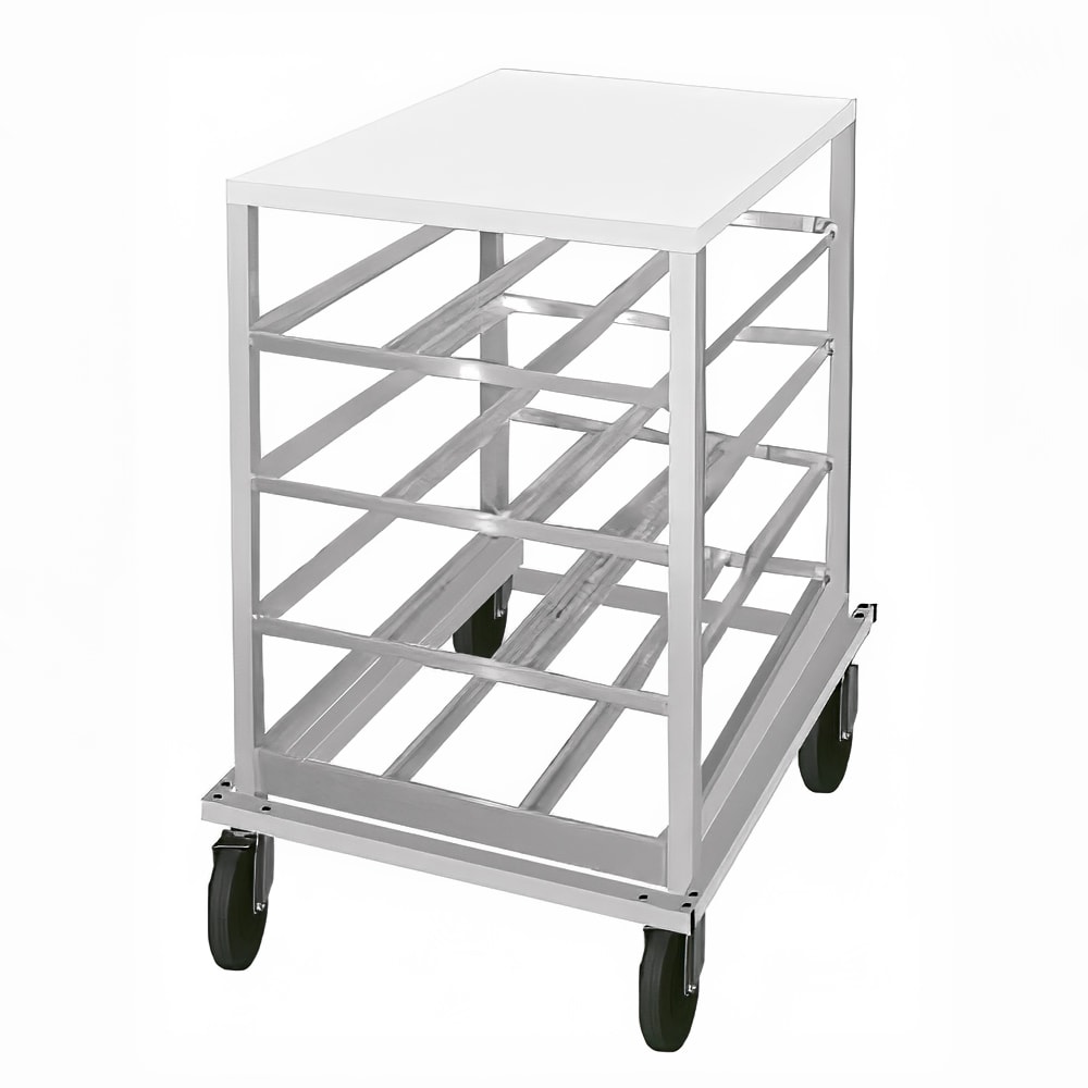 Advance Tabco CRPL10-54 32 5/8"H Mobile Can Rack w/ (54) #10 or (72) #5 Capacity