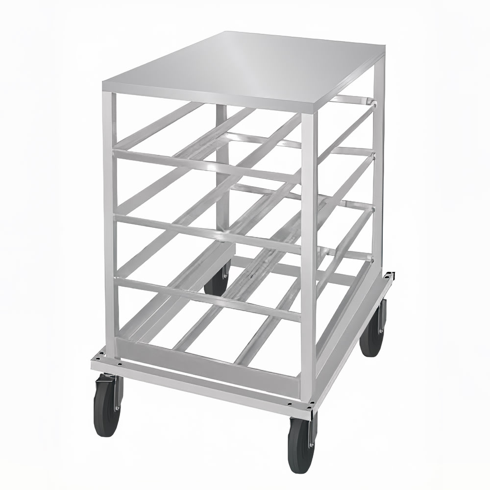 Advance Tabco CRSS10-54 32 5/8"H Mobile Can Rack w/ (54) #10 or (72) #5 Capacity
