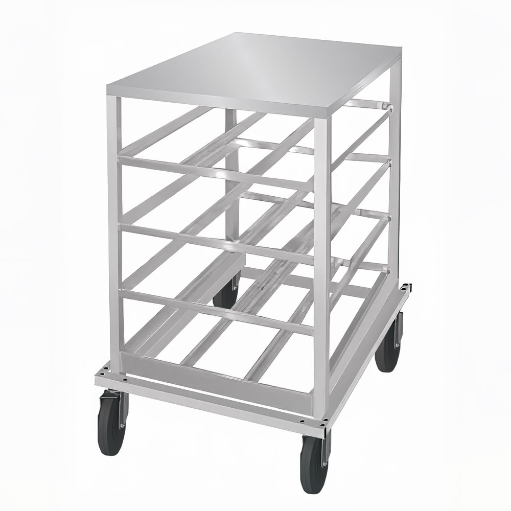 Advance Tabco CRSS10-72 40 1/8"H Mobile Can Rack w/ (72) #10 or (96) #5 Capacity