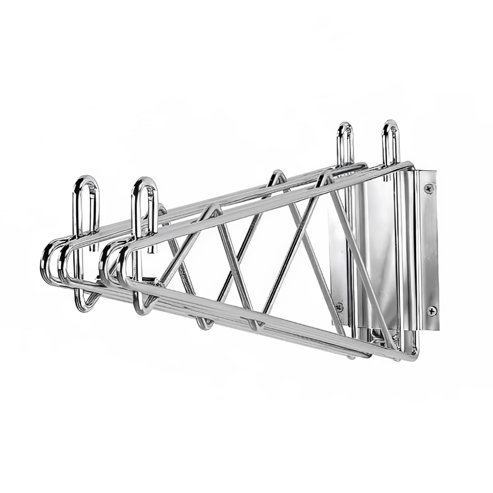 Advance Tabco DB-14 Bracket for 14" Deep Wall Mounted Shelf, Chrome