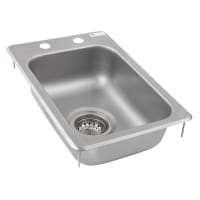 Advance Tabco DI-1-5 (1) Compartment Drop-in Sink - 10" x 14", Drain Included thumbnail 2